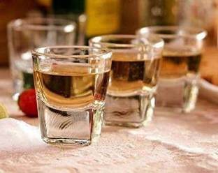 tyche enterprise (Pack of 6) (Pack of 6) Glass Shot Glass for Vodka - 6 Pieces, Clear, 50 ml Glass Set (50 ml, Glass) Glass Set Shot Glass