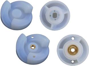 QEMIQ ™ -Couplers for"VIDIEM" Mixer Grinders"Motor & Jar"(4Units) (White) Mixer Grinder Coupler