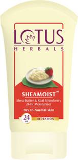 LOTUS HERBALS Sheamoist Shea Butter & Real Strawberry 24hr Moisturizer