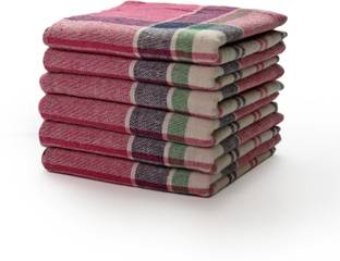 UpLoom Checkered Kitchen Napkin Red Cloth Napkins