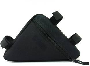 TUHI Waterproof Triangle Bicycle Bags Front Tube Frame Bag Black Bicycle Phone Holder