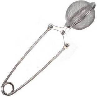 Ingeniero Stainless Steel Green Tea Leaves Herb Mesh Ball Infuser Filter Clip Squeeze Strainer (Silver) Tea Strainer  Tea Strainer
