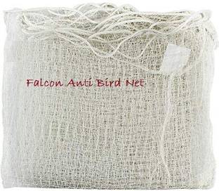 FALCON Pigeon Control Anti Bird Net 12 Foot X 8 Foot In 96 Sq.Ft White Color Camping Camping Net