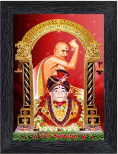 Poster N Frames Shri Gajanan Maharaj Religious Frame