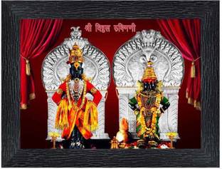 Poster N Frames Shri Vitthal Rukmini Religious Frame