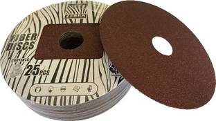 Zebra Premium Tools Z-F36 5'' Fiber Disc Aluminum Oxide Sandpaper