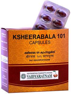Vaidyaratnam Ksheerabala 101 Capsules (Pack Of 1)_Sold By ALIDA