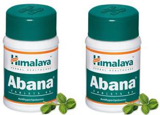 HIMALAYA Abana 60 Tablet (Pack Of 2) (helps in reducing cholesterol levels like in cases of hyperlipidemia)