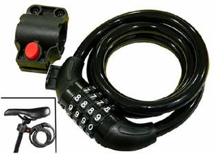 FASTPED Heavy big sized (4 digit ) Resettable Lock For Cycle Helmet Bike And Luggage Cycle Lock