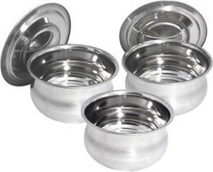 BAITHAK Stainless Steel Serving Bowl LARGE SERVING BOWL SET