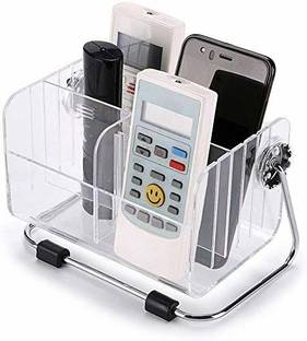 Flipco 6 Compartments Acrylic TV-AC Remote Organizer