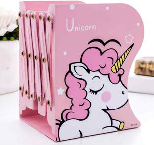 Sukidu 3 Compartments Metal book shelf