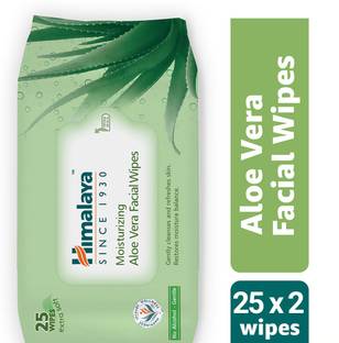 HIMALAYA Moisturising Aloe Vera Facial Wipes