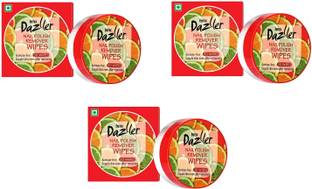 Eyetex Dazller Nail Polish Remover Wipes (3 x 30 Wipes Packs)