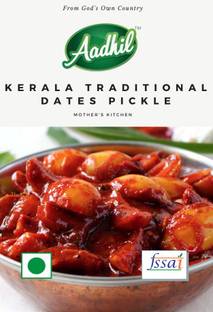 Aadhil Kerala Dates Pickle Homemade Mother's Kitchen - Nadan Kerala Karakka Achar Dates Pickle