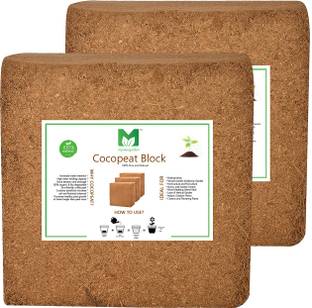 MyOwnGarden COCOPEAT 5KG BLOCK ( Coirpith or Coco fibre or Coco Peat) for Kitchen and Terrace Gardening Manure Manure