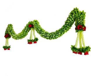 Afarza Artificial flower toran garland for door decoration door hanging home decoration Toran