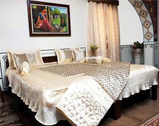 STITCHY Satin Double King Sized Bedding Set