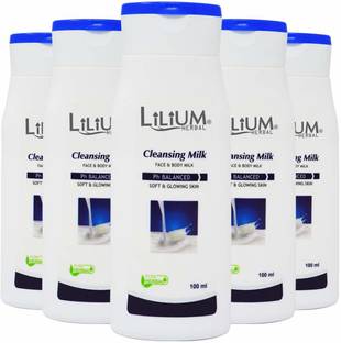LILIUM Lilium Regular Cleansing Mlik 100ml Pack of 5