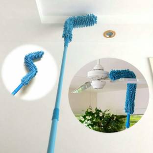MDM TRADERS Cleaning Feather Duster with Expandable Pole Handle Washable Duster Microfibre Wet and Dry Brush