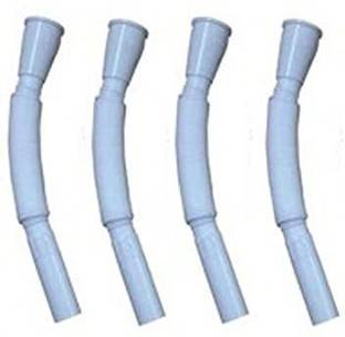 RVD TRADERS Waste Pipe Water Outlet Flexible Pipe (4 ps) Wash Basin & Sink Hose Pipe 35 inche Hose Pipe