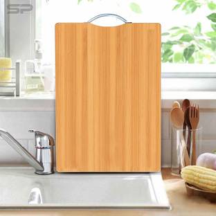 itchenware Fruit Vegetable Chopping Board Wood Cutting Board Wooden Cutting Board (Pack of 1) बांस कटिंग बोर्ड