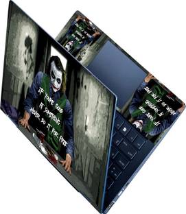 FineArts HD Printed Full Panel Laptop Skin Sticker Vinyl Fits Size Upto 15 inches No Residue, Bubble Free - Jocker Quotes Good At Something Vinyl Laptop Decal 15.6