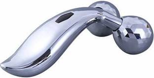 tree fit 3D-MASSAGER 3D Manual Roller Face Body Massager Lifting Wrinkle Remover Facial Massage Relaxation Tightening Shaping Massage Roller Massager (Silver) 04 Massager