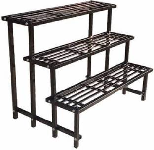 SS TECHNO FAB by SS techno Fab 3 layer step Plant garden balcony matka gamla flower pot rack stand Plant Container Set