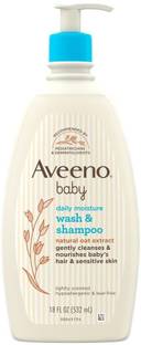 Aveeno Wash & Shampoo For Hair & Body, Tear-Free, 18 Oz.