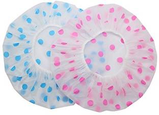 Elecsera Reusable Elastic Water Proof Shower Cap Pack of 2