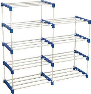 CMerchants Multi Organiser BLue-9 Book Shelf Metal Open Book Shelf