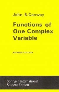 Functions of One Complex Variable