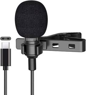 RAJ Type C Clip-on Collar Mic | C-TYPE Microphone for Audio and Video Recording Microphone Camera Microphone