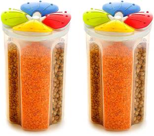 Krishiv Plastic Cereal Dispenser  - 2000 ml