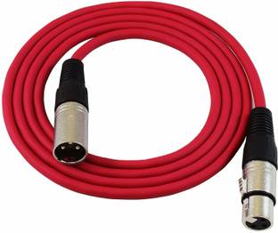 sriaarnika Male To Female 3 Pin Microphone XLR Cable ( 5 Meter ) Microphone XLR Male Female Cable