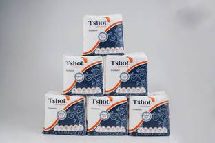 Tshot PRIME PACK Soft Paper Napkin(Premium Quality) (Pack OF 6) (600-Napkins) White Paper Napkins