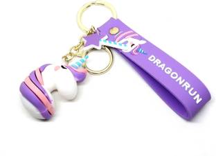 Arkanum Unicorn Dragonrun Purple Keychain Key Chain