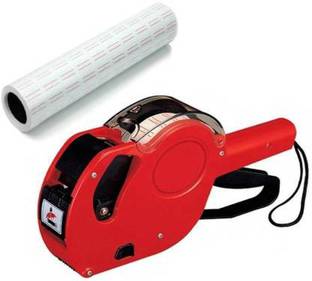 ShopTown Price Labeler Printing Rate Printer Label Gun 8 Digits with 10 Rolls and Extra Ink Roller Label Stamping Machine