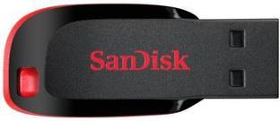 SanDisk Cruzer Blade USB Flash Drive 2.0 Pen Drive 32 GB 32 GB Pen Drive Compatible with Laptop USB 2.0 Plastic Case