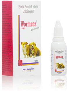 Wormeez PYRANTEL PAMOATE & FEBANTEL ORAL SUSPENSION FOR DOG & cATS Pet Dewormer