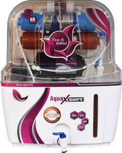 AQUA Red Swift Model 12 L ALKALINE VITAMIN B12 + COPPER FILTER + +ALKALINE VITAMIN B12+COPPER FILTER + 12 L RO + UF + TDS Water Purifier