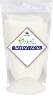 GO GRASS Baking Soda - 400 Grams | uses for Cleaning face Skin Teeth whitening Cooking Eating Baking Soda Powder