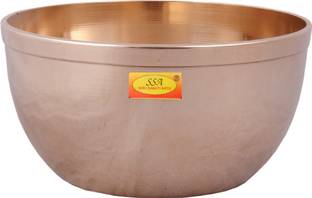 Shivshakti Arts Bronze Serving Bowl Pure (Bronze) Kansa Bowl | Katori - Tableware & Pooja Katori ( Heavy Gauge - 200 ml ) - 1 Piece
