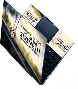 FineArts HD Printed Full Panel Laptop Skin Sticker Vinyl Fits Size Upto 15 inches No Residue, Bubble F...