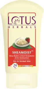 LOTUS HERBALS Pack of 3 Sheamoist 24 Hour Moisturisers