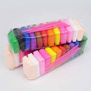 AKANSHA Ultra Light Multicolour DIY Non-Toxic Modeling Magic Fluffy Foam Bouncing Clay