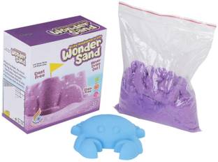 ARNIYAVALA Wonder Sand 500 Grams for Play. Smooth Sand for Kids (Purple 500 Grams),