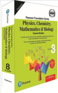 Pearson Foundation Series Iit -Jee Neet Physics, Chemistry, Maths & Biology for Class 8
