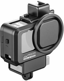 Yantralay YT-G9 Vlogging Case with Cold Shoe Mount & Microphone Adapter Housing Case With 52MM Filter Ring Camera Housing